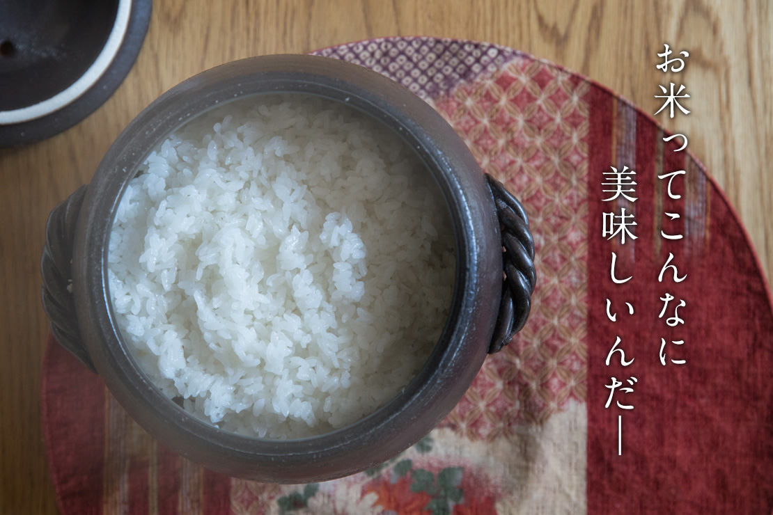 お米ってこんなに美味しいんだ―