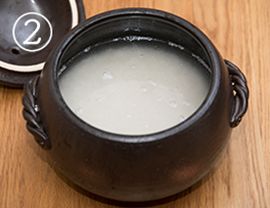 お米を浸水する